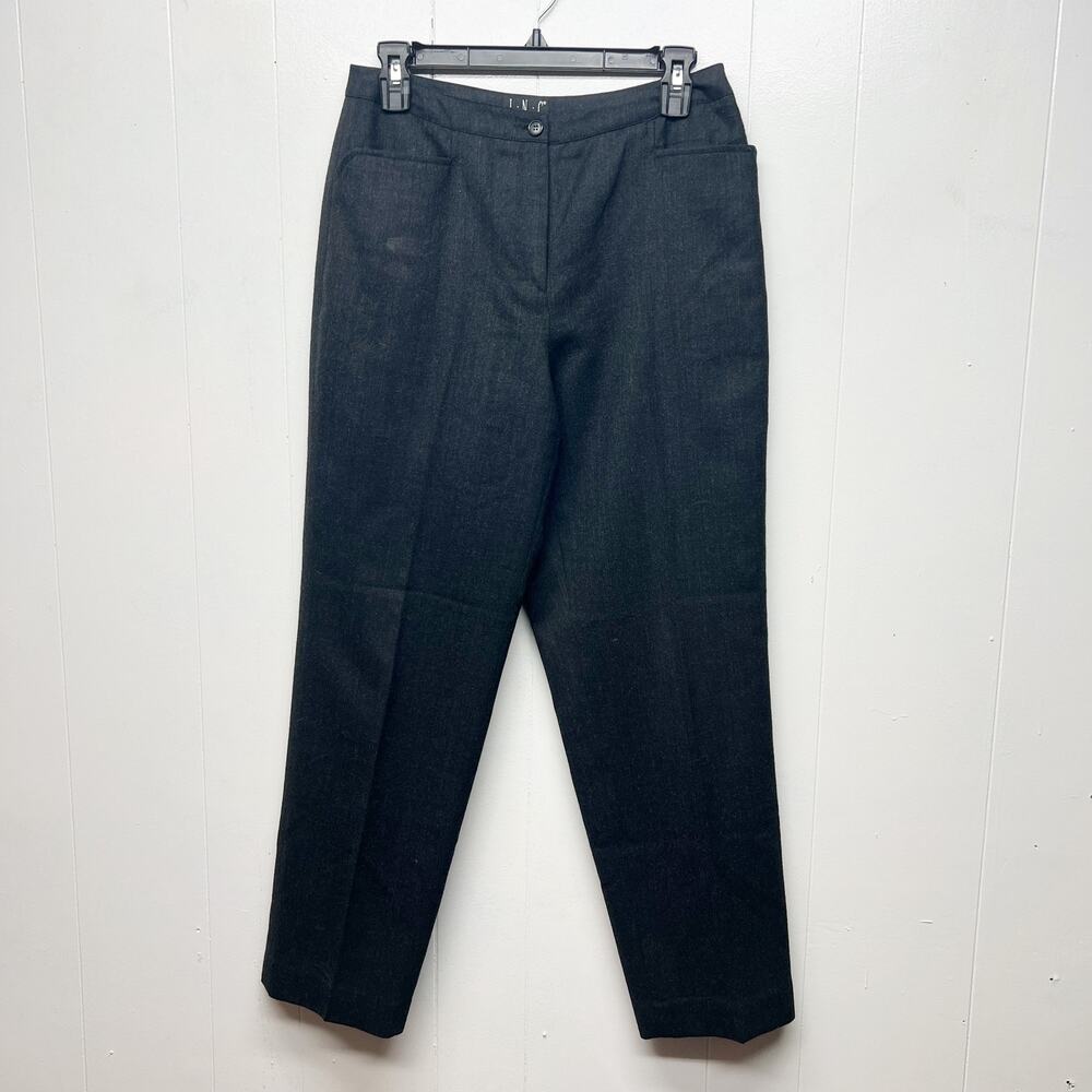 International Concepts Womens Pants 10P Vtg Wool Old Money Quiet Luxury Career